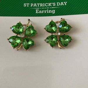 Green earrings